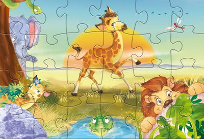 Rebo Puzzle 24 + 48 Teile - klein