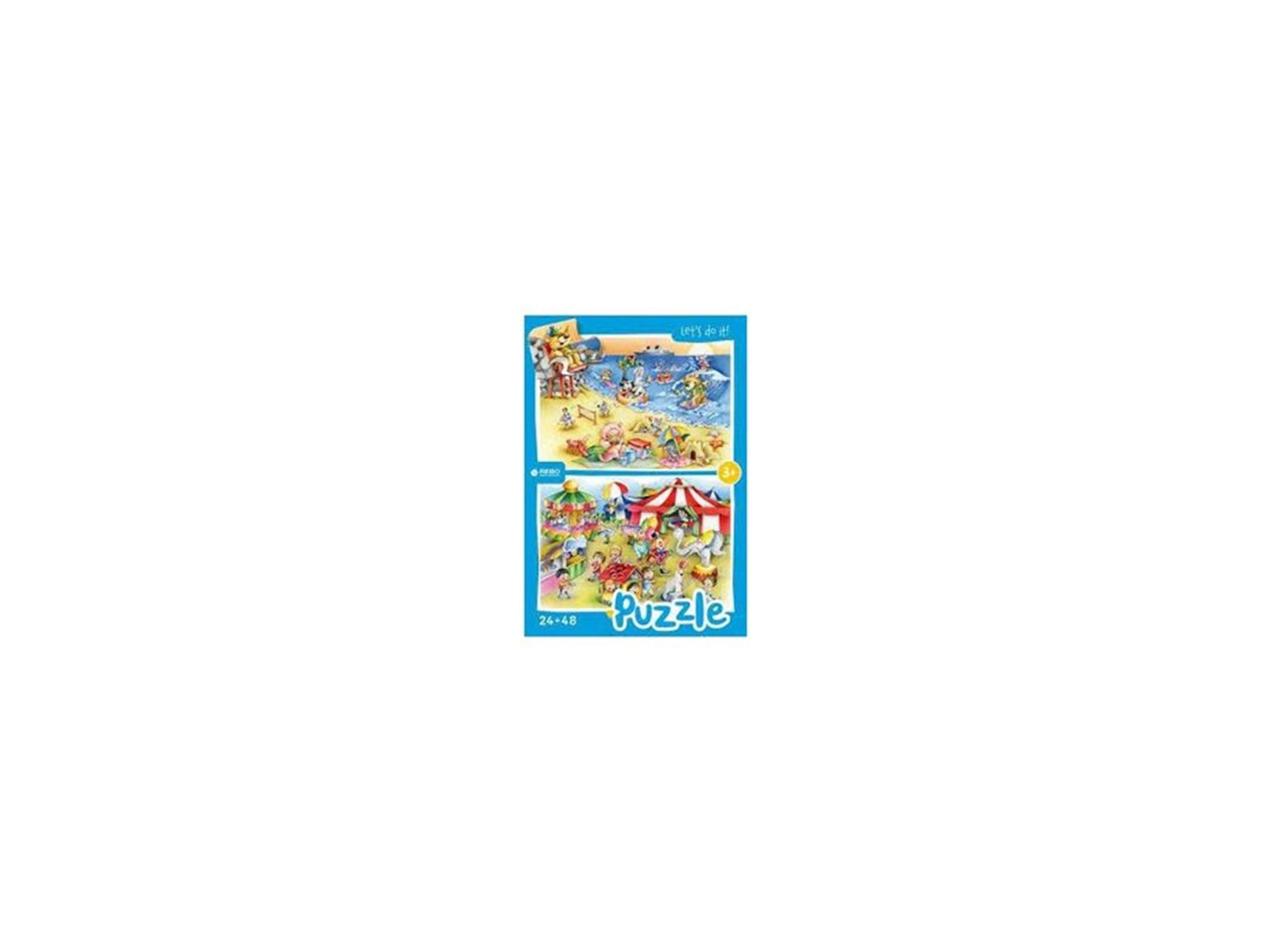 Rebo Productions Beach Circus Legpuzzel Junior 24 48 Stücke