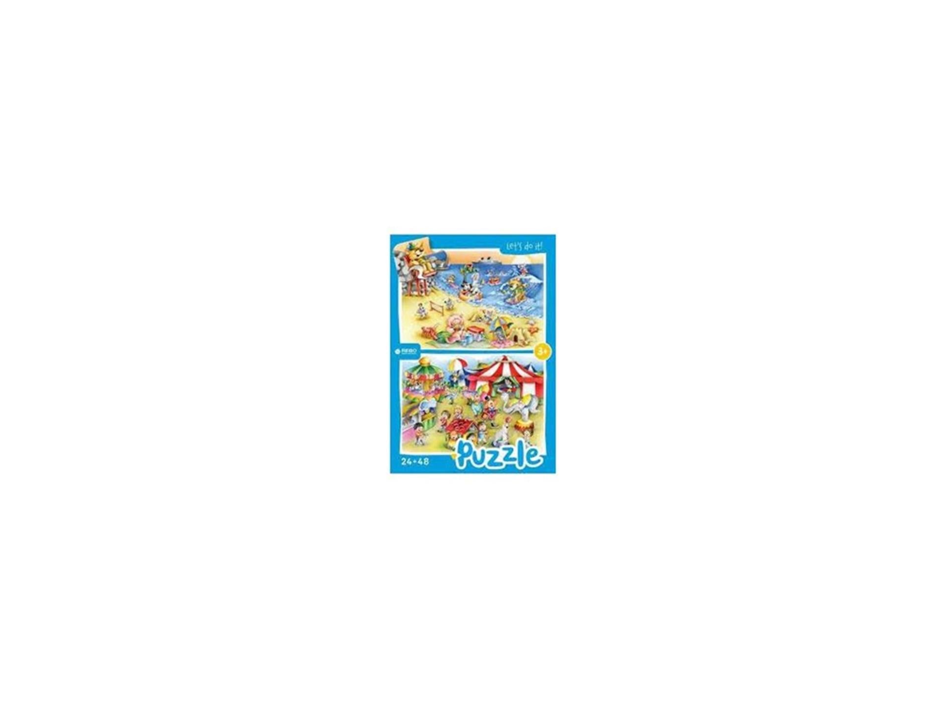Rebo Productions Beach Circus Legpuzzel Junior 24 48 Stücke