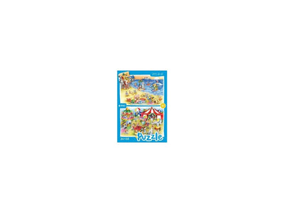 Rebo Productions Beach Circus Legpuzzel Junior 24 48 Stücke