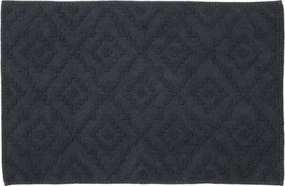Sealskin Sealskin Aztec Badmat 60x90 cm Baumwolle dunkelgrau