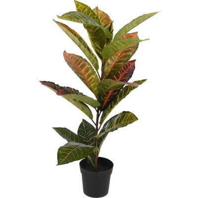 Andere Marken Kunstpflanze Calathea 40x65 cm grün rosa