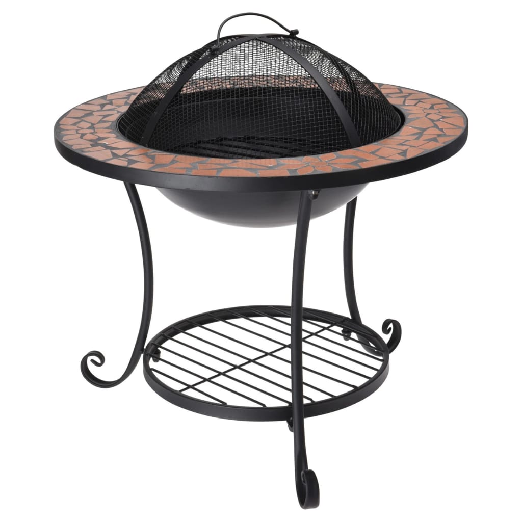 Prograrden Progarden Fire Bowl mit Mosaic 58x44 cm