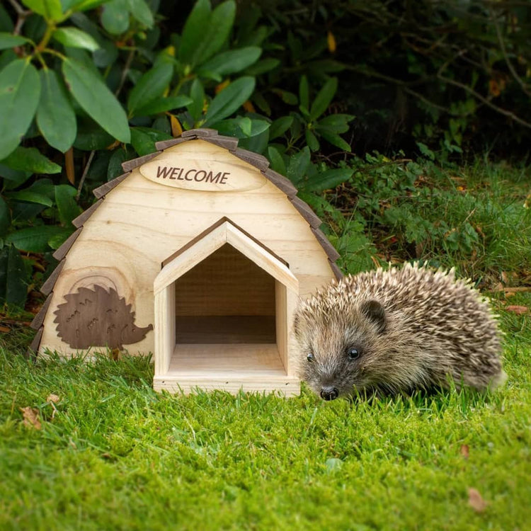 Prograrden Prograrden Hedgehog House 34,5x20x23,5 cm Holz mit Baumrinde
