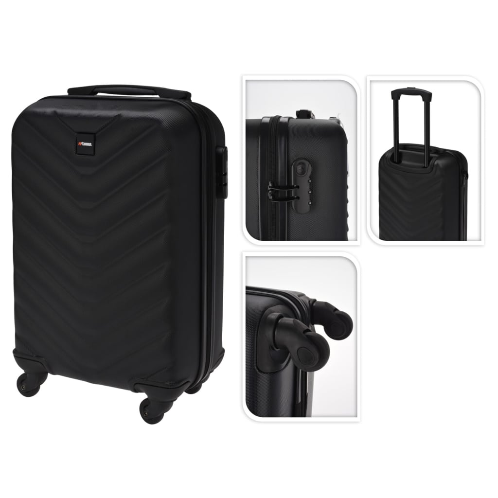 Proworld Proworld Koffer Diamantmuster 28 l Schwarz