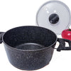 Ausgezeichnete Hauswarenhausbraadpan mit Deckel 2,7 l Aluminium