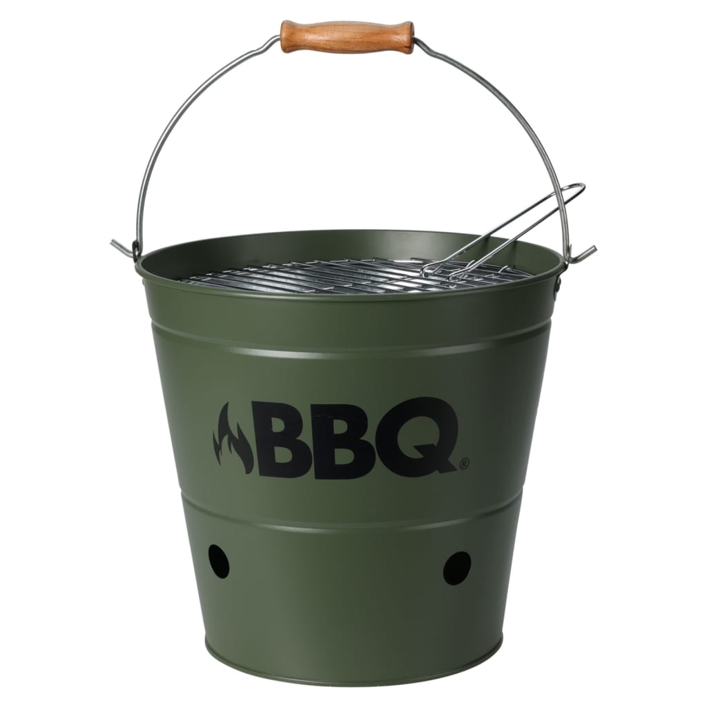 Prograrden Prograrden Barbecue Bucket BBQ 26 cm Olivengrün