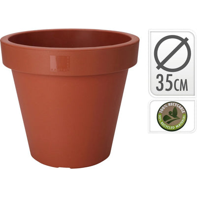 Andere Marken Ecken Spitzenblumentopf 35 cm Kunststoff Terrakotta