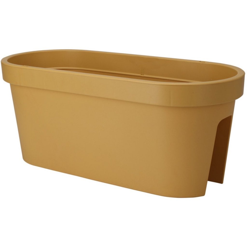 Pro Garten-Balkonkasten 60x28x25 cm ockergelb