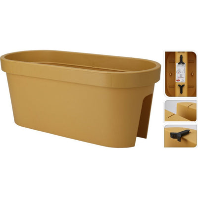 Pro Garten-Balkonkasten 60x28x25 cm ockergelb