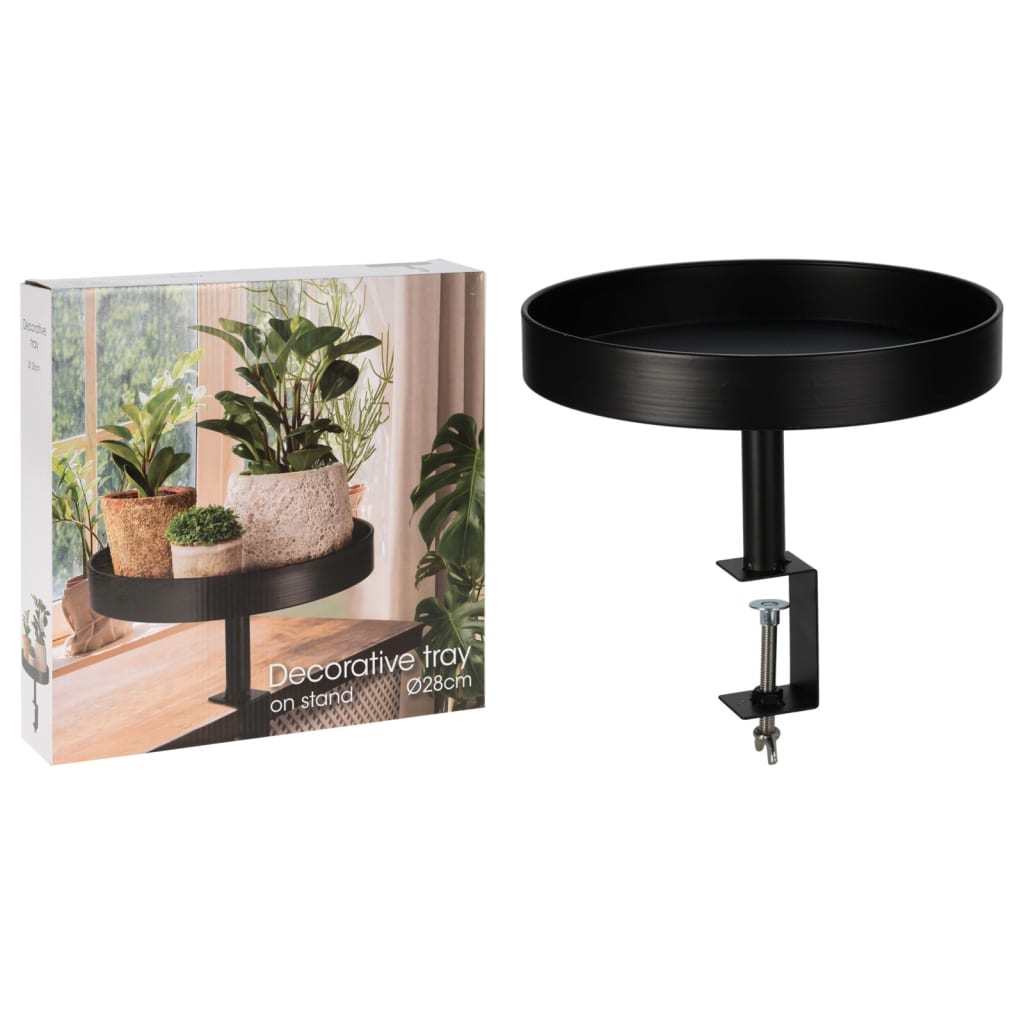Hs Kollektion Hs Sammelschale mit Clamp Decorative 28x26 cm Schwarz