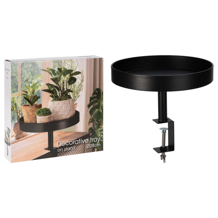 Hs Kollektion Hs Sammelschale mit Clamp Decorative 28x26 cm Schwarz