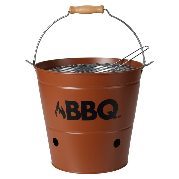 Prograrden Prograrden Barbecue Bucket BBQ 26 cm Dunkelorange