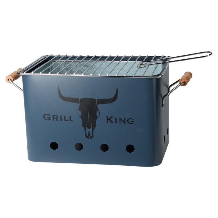 Progrill Progarden Barbecuegrill Rechteckig Matt Dunkelblau