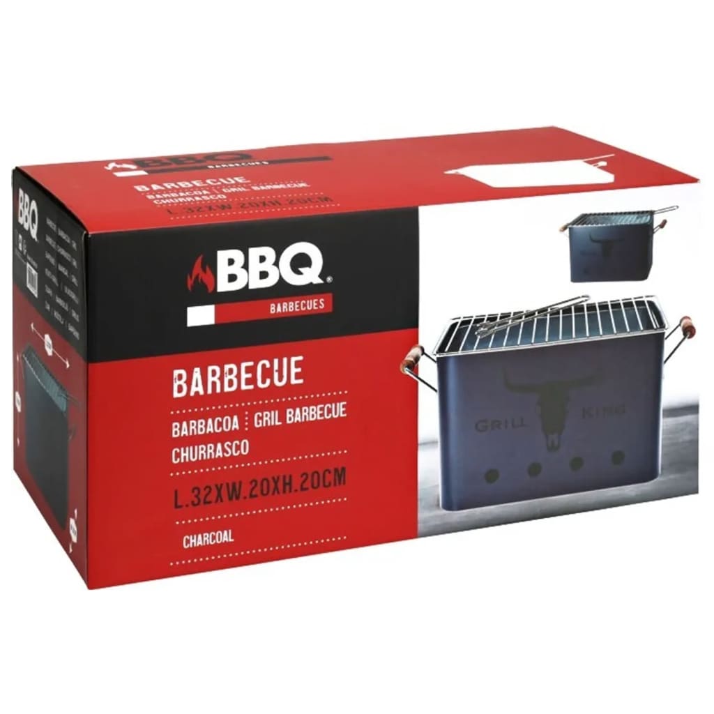 Progrill Progarden Barbecuegrill Rechteckig Matt Dunkelblau