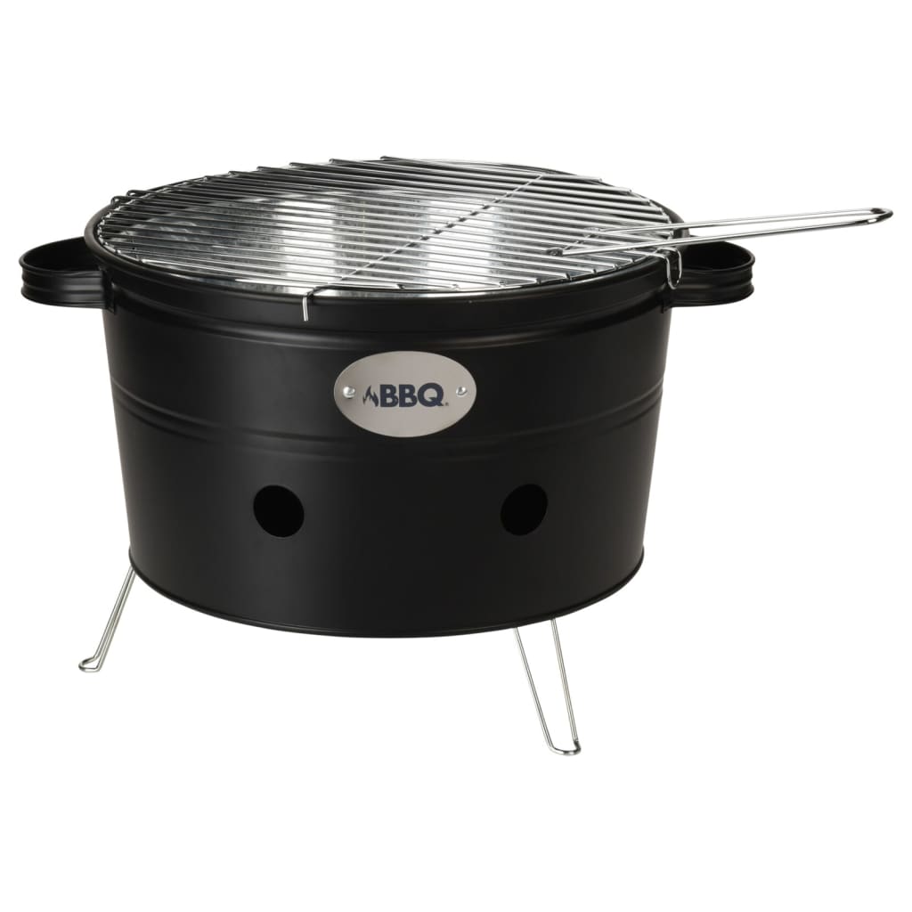 Prograrden Progarden Barbecue Eimer mit 2 Griffen 34,5 cm mattschwarz