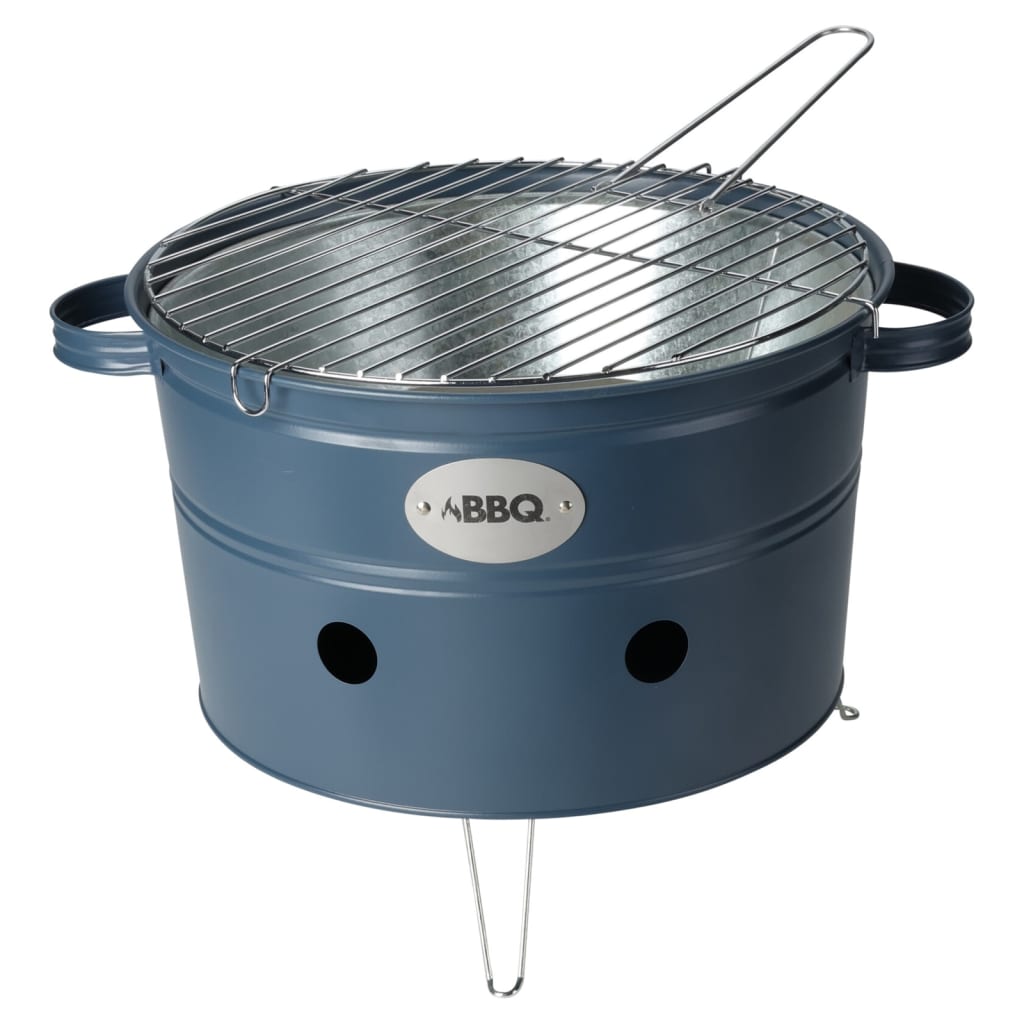 Prograrden Progarden Barbecue Eimer mit 2 Griffen 34,5 cm Matt dunkelblau