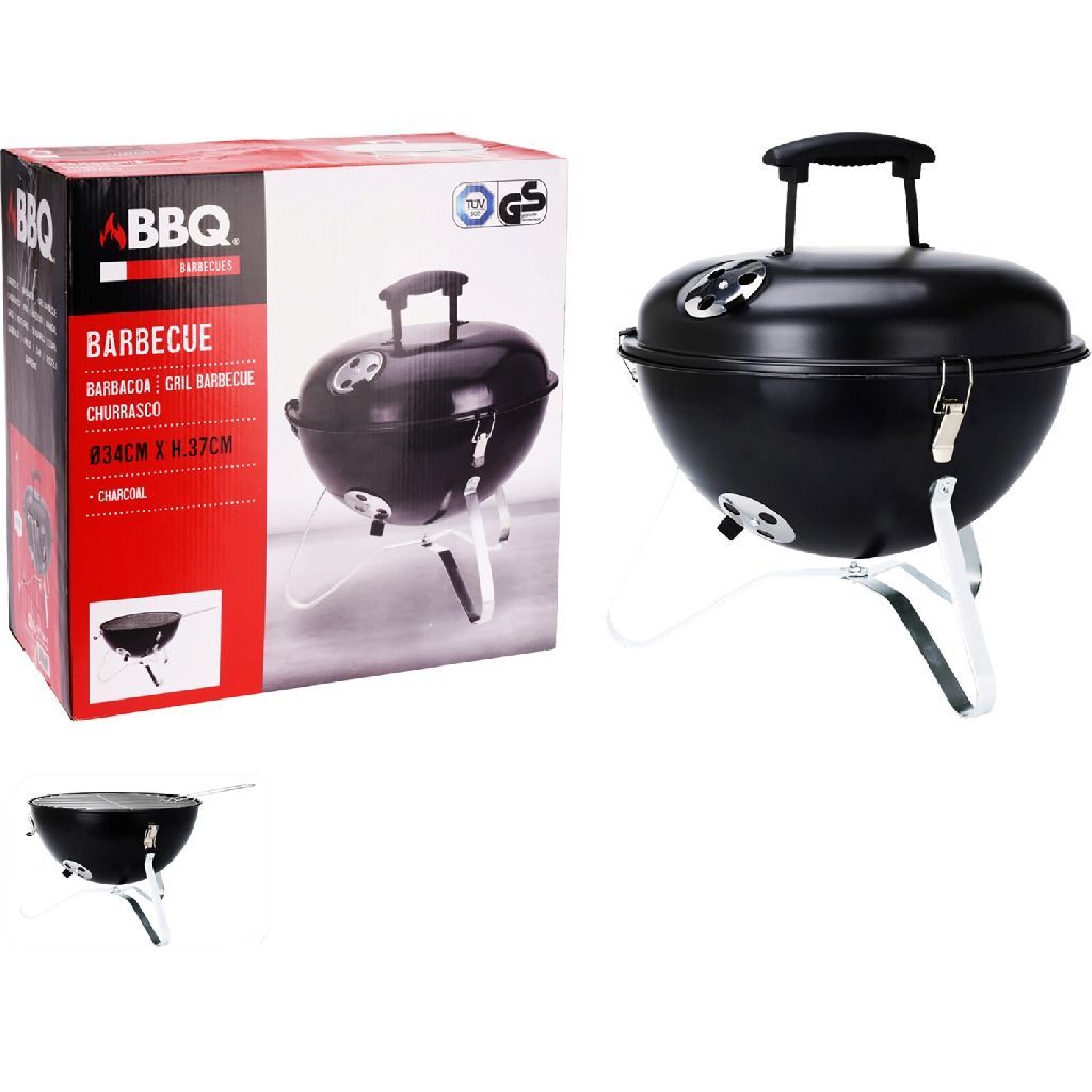 Prograrden Progarden Bullet Barbecue 37 cm Schwarz