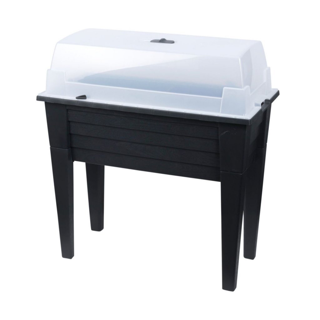 Pro Garten-Anzuchttisch mit Deckel 78x40x83 cm Anthrazit
