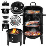 Prograrden Progarden Charcoal Grill mit Kamin und 2 Grillgrills schwarz - afbeelding 2