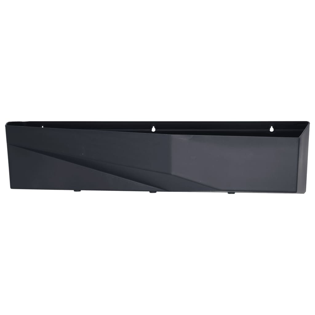 Prograrden Prograrden Plan Backwandlandung 2 Teile 78x19x35 cm Anthrazit -gelenkt