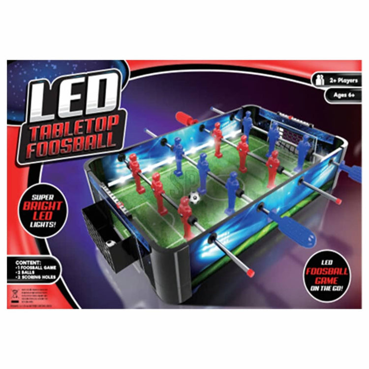 Tender Toy Tender Toys Football Tisch mit LED -Beleuchtung 48,5x30x8,5 cm