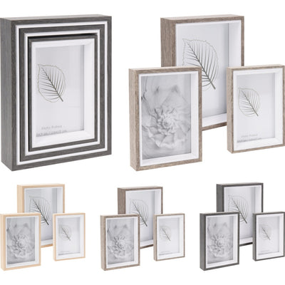 Verschiedenes Fotorahmensatz von 3 Assorti -Farbe