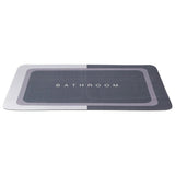 Bathroom Solutions Badezimmermatte 79,5 x 49,5 cm grau - afbeelding 2