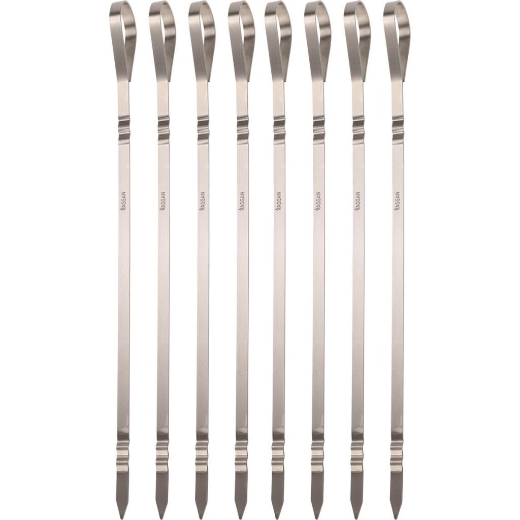 Vaggan Edelstahlspieße 41 cm 8 Stück