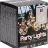 Profi Gartenpartybeleuchtung 10 Lichter warmweiß