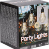 Profi Gartenpartybeleuchtung 10 Lichter warmweiß
