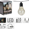 Profi Gartenpartybeleuchtung 10 Lichter warmweiß