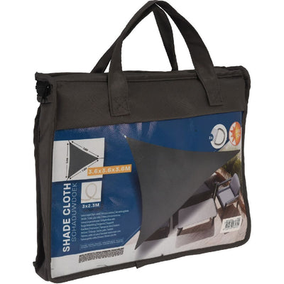 Prograrden Prograrden Shadow Tuch Triangle 3.6x3.6x3,6 m Grau
