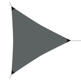 Prograrden Prograrden Shadow Tuch Triangle 3.6x3.6x3,6 m Grau - afbeelding 2