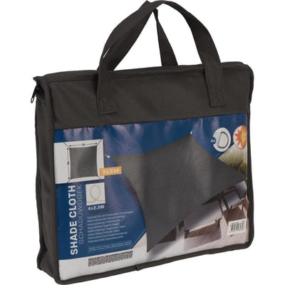 Pro Garten-Schattenstoff, quadratisch, 3 x 3 m, grau