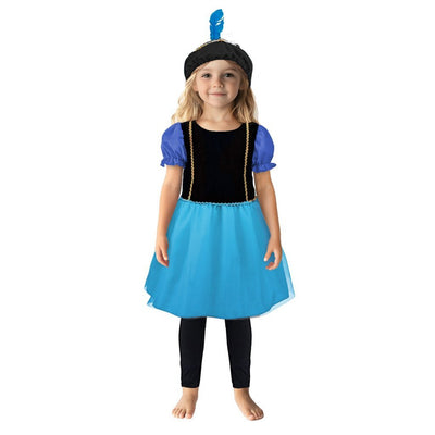 Andere Marken Pete Kleid lila blau 110-116 cm | 2 Stk