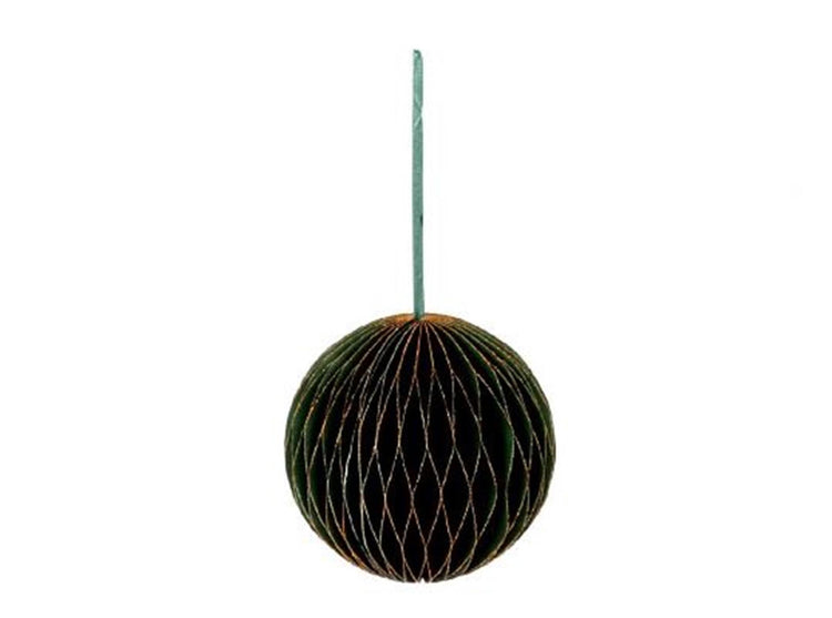 HBx Natural Living Weihnachtskugelpapier10cm grün