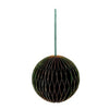 HBx Natural Living Weihnachtskugelpapier 15cm grün
