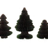 HBx Natural Living Weihnachtsbaumpapier faltbar 3-teilig grün