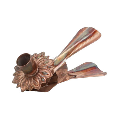 Hbx Natural Living Kerzenständer mit Clip Bonez Bronze 16x7cm