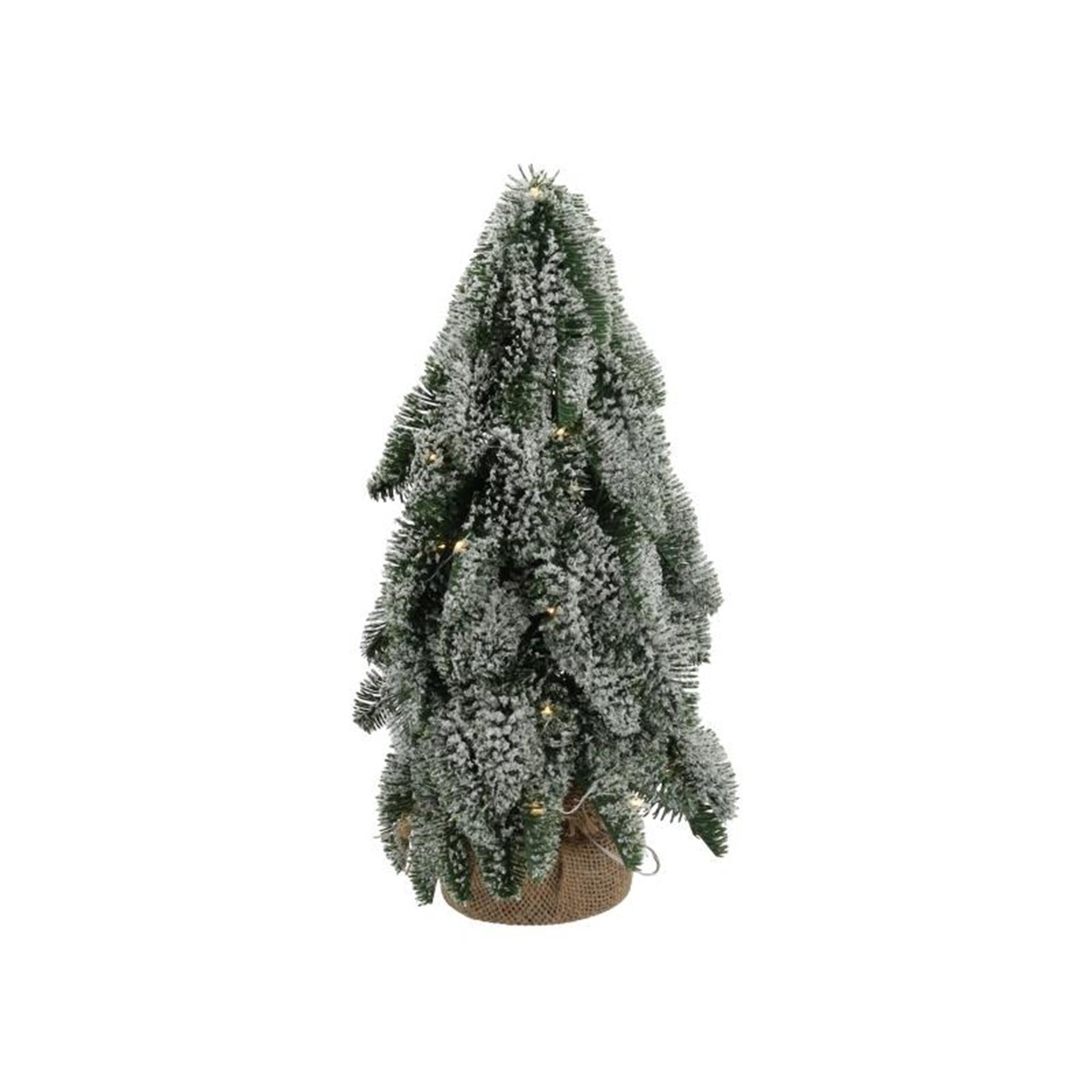 HBX Natural Living Weihnachtsbaum Nobilis Snow 25LED H33D20