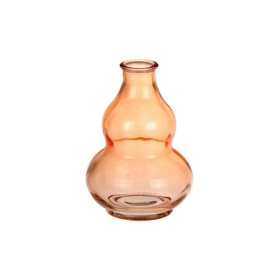 Hbx natürliche Wohnvase Bommel orange ø9xh12,5cm
