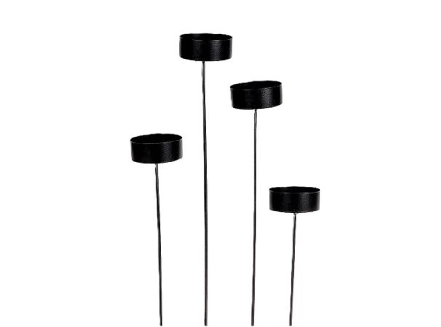 HBx Natural Living Kerzenhalter schwarz ø4,5cm