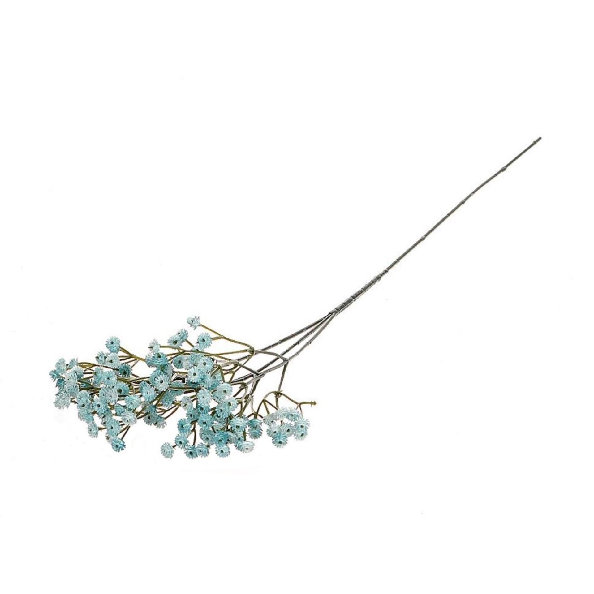 HBx Natural Living Kunstzweig Schleierkraut blau 68cm