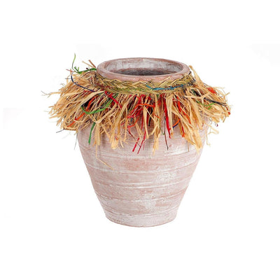 Hbx natürliche lebende Vase Koluma ø19xh26cm Bohostyle