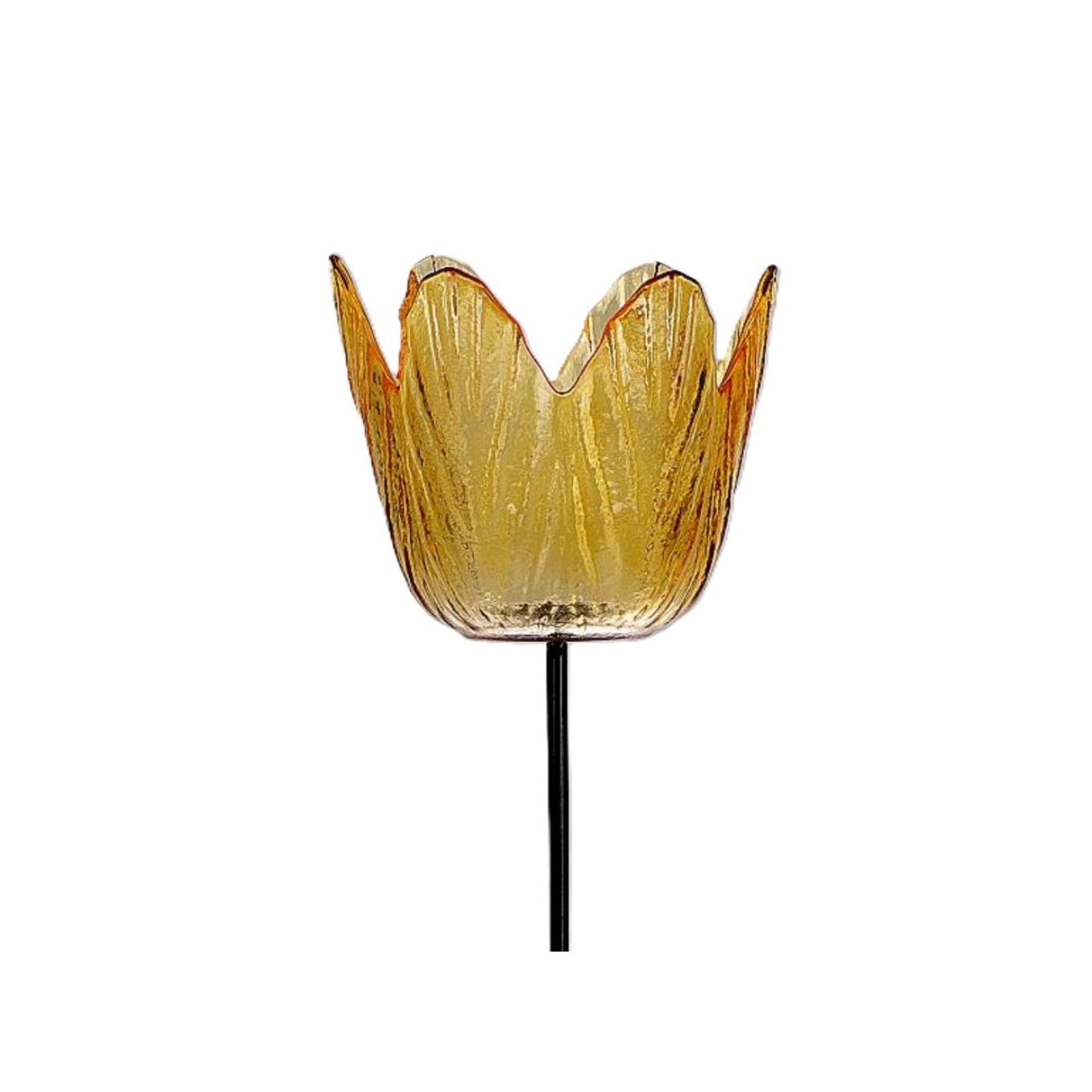 Hbx Natural Living Teelichthalter Tulpe Orange ø8,5cm