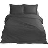 Zehn Cate Cotton Satin Single Duvet Cover 140x200 220 cm Anthrazit