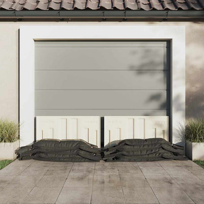 Vidaxl Sandsäcken 10 ST 103x25 cm HDPE Donkergroen