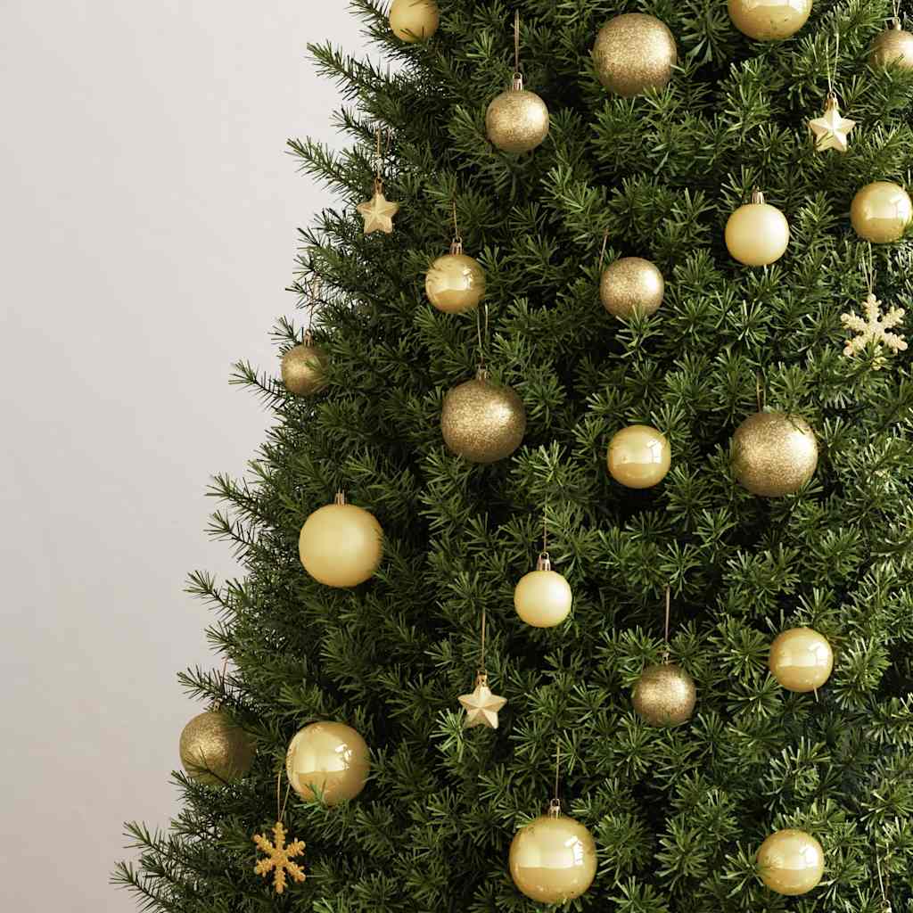 VIDAXL 111-TEIL-Weihnachtsball-Set Polystyrol Goldfarbe
