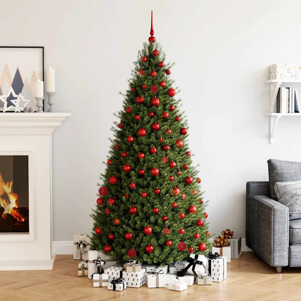 VIDAXL 111-TEIL-Weihnachtsball-Set Polystyrolrot